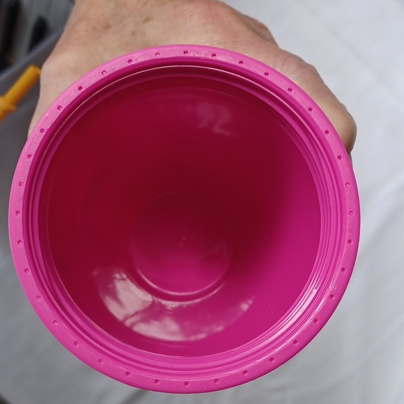 Starbucks 2014 Pink/Purple Frappuccino 16 Oz.Travel Tumbler w/Straw - Picture 8 of 10